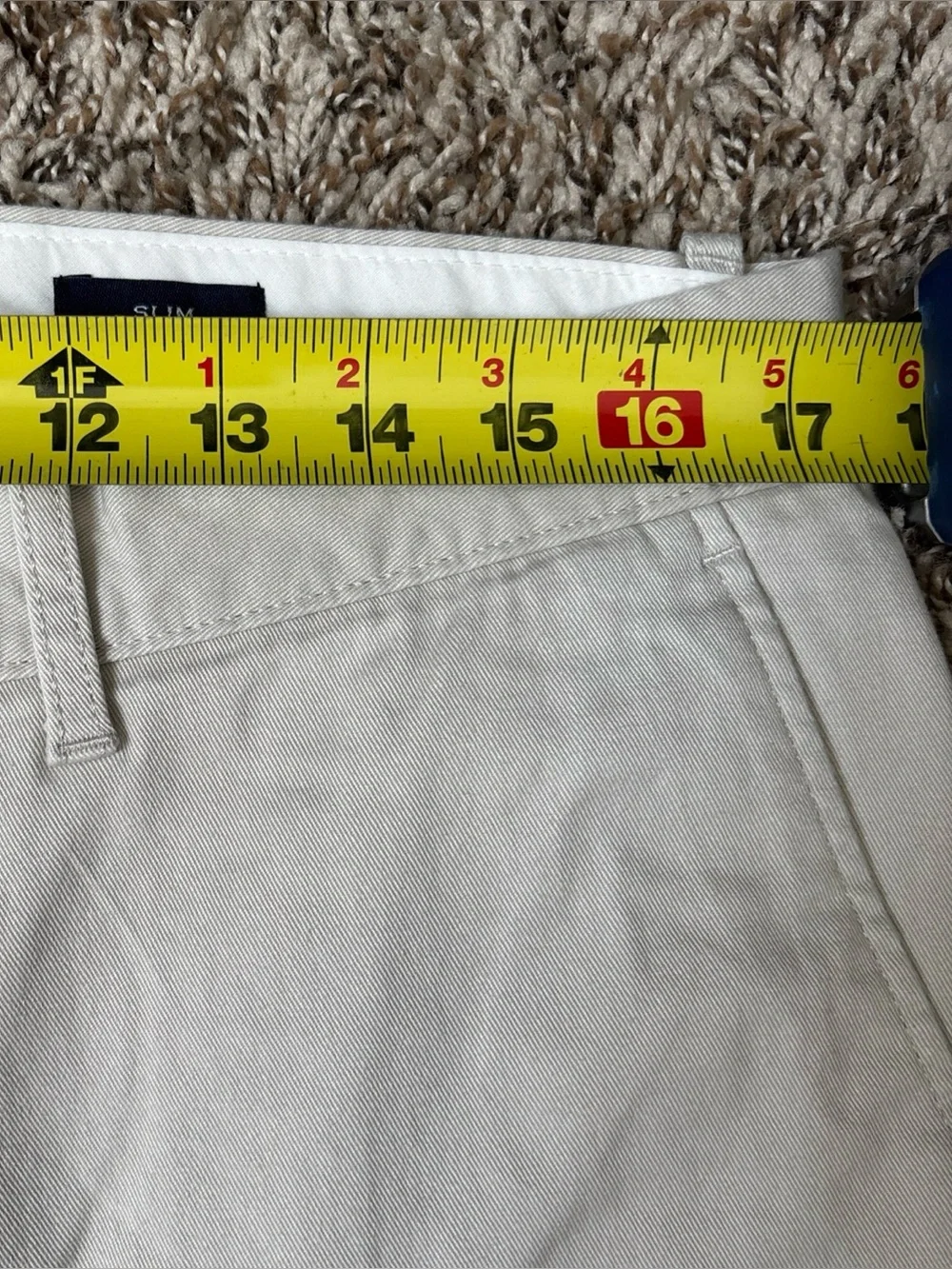 J. Crew Flex Men's Slim Fit Light Gray Chino Pants, 34x34, NWT